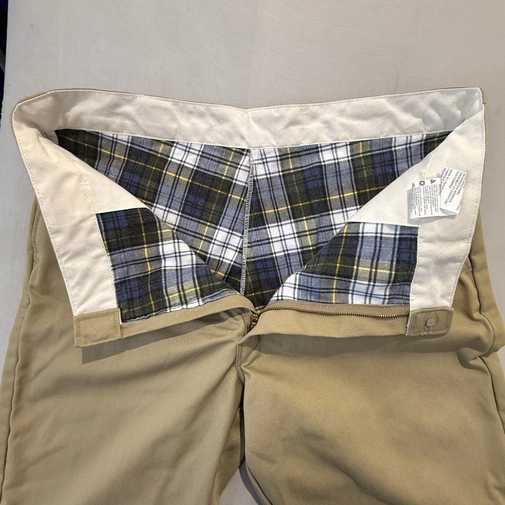 Dickies Flanel Lined Warm Khaki Work Pants Skater Vibes - Picture 4 of 7